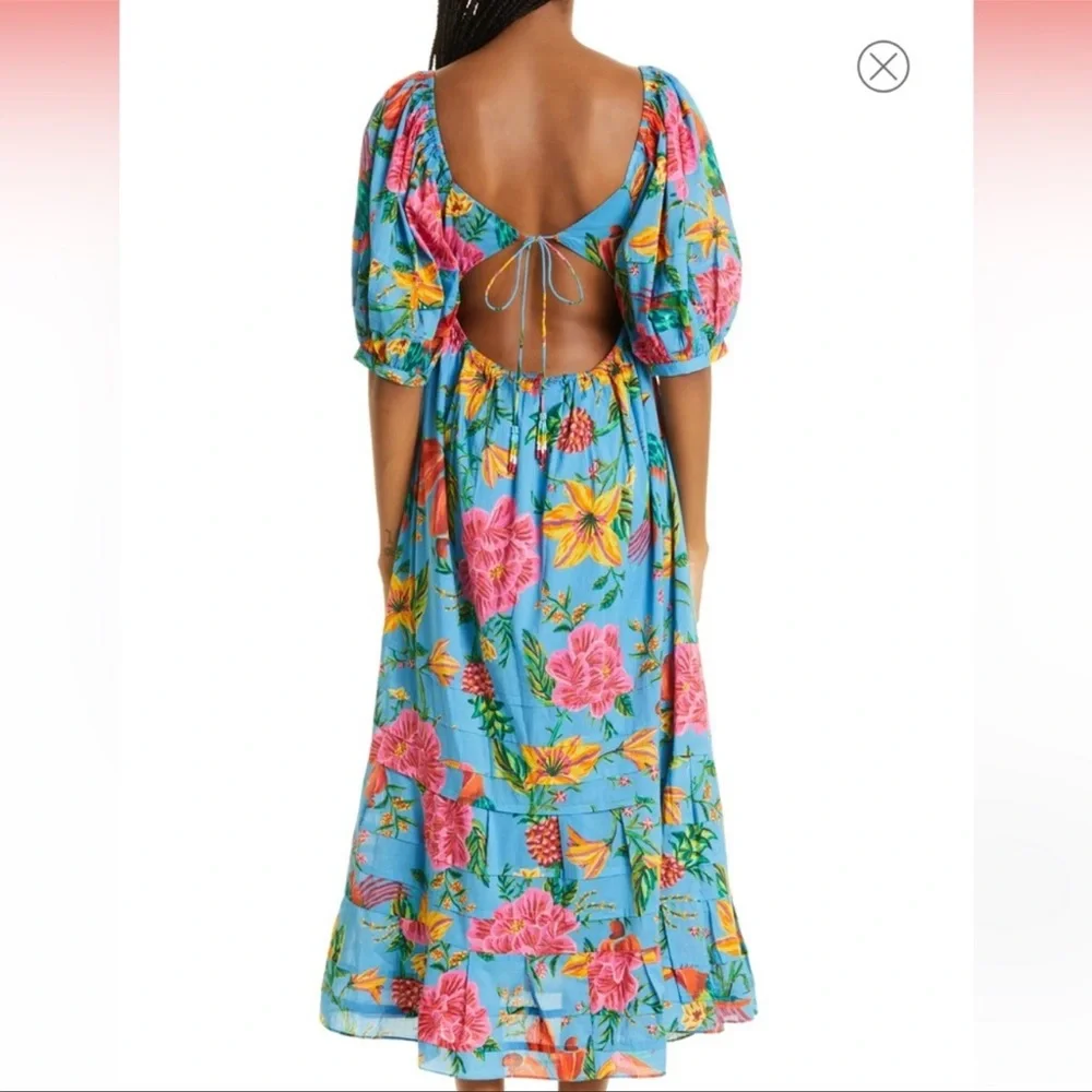 Farm Rio Toucans Midi Dress - Picture 2 of 6